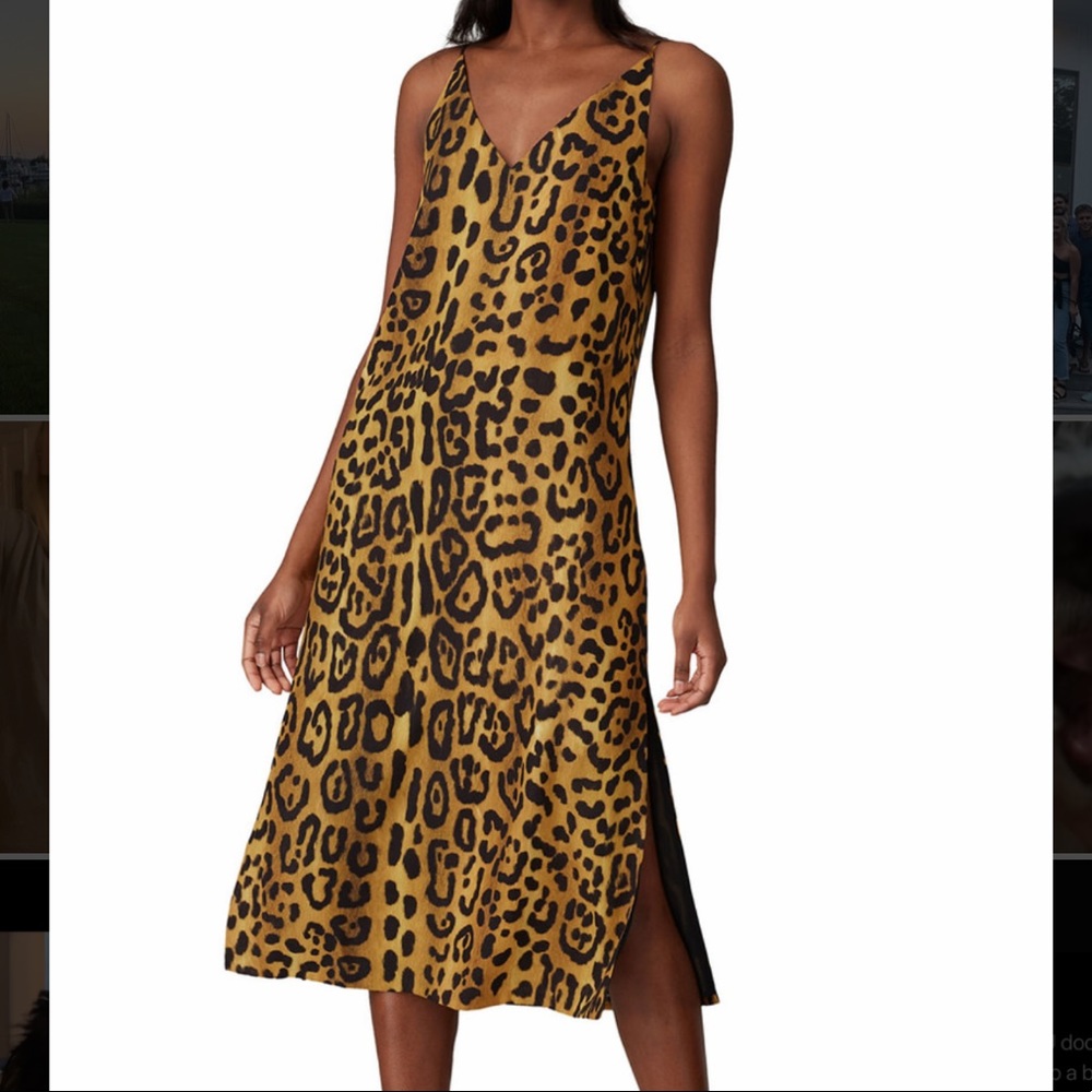 Adam Lippes Collective Leopard Cami Dress